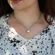 Tahitian Mabe Pearl Necklace Image